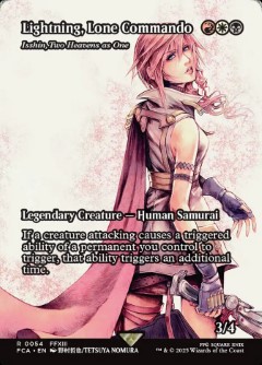 Isshin, Two Heavens as One - Lightning, Lone Commando Final Fantasy- Through the Ages